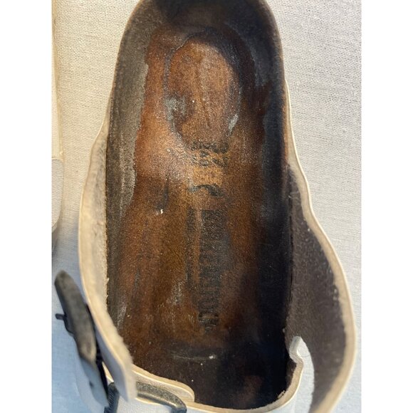 Birkenstock Arizona White Leather Sandals Womens Size 37 - Picture 10 of 10